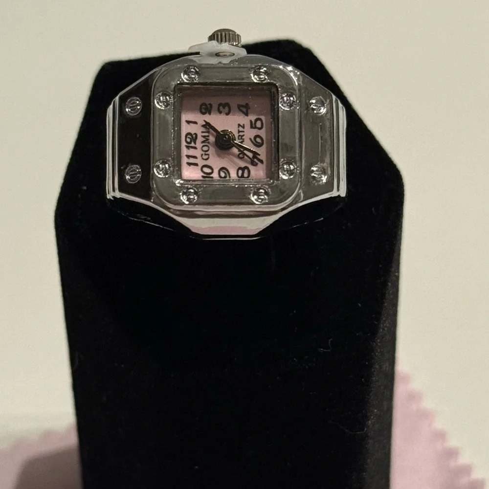 Women’s Silver Colored Watch Ring